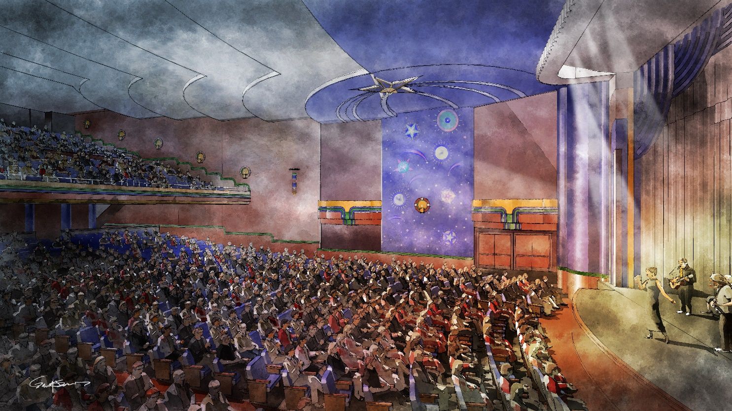 Auburn Schine Theater interior
